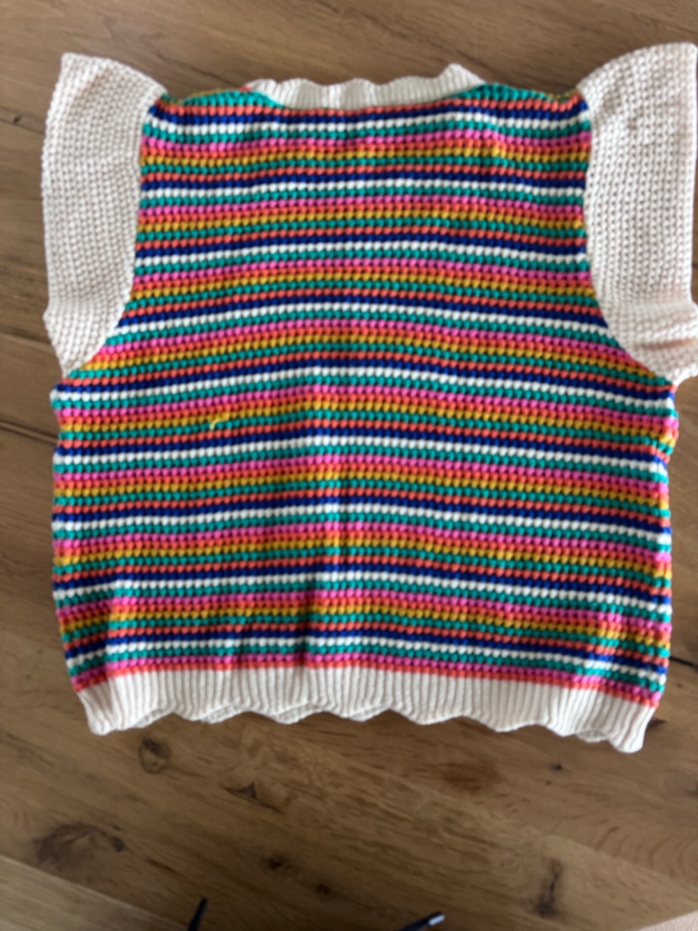 THML Flutter sleeve knit top - Picture 3 of 6